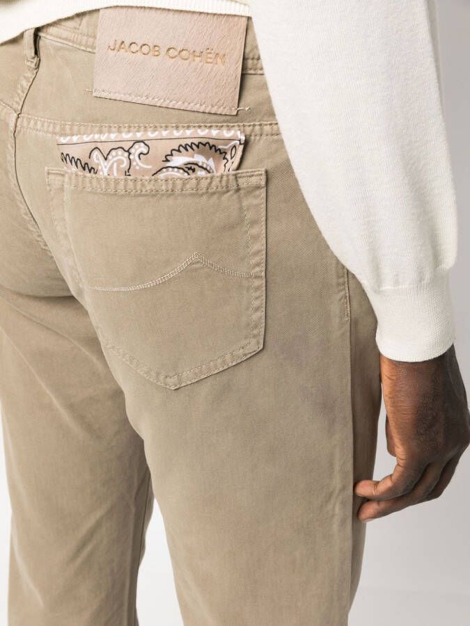 Jacob Cohën Straight broek Bruin