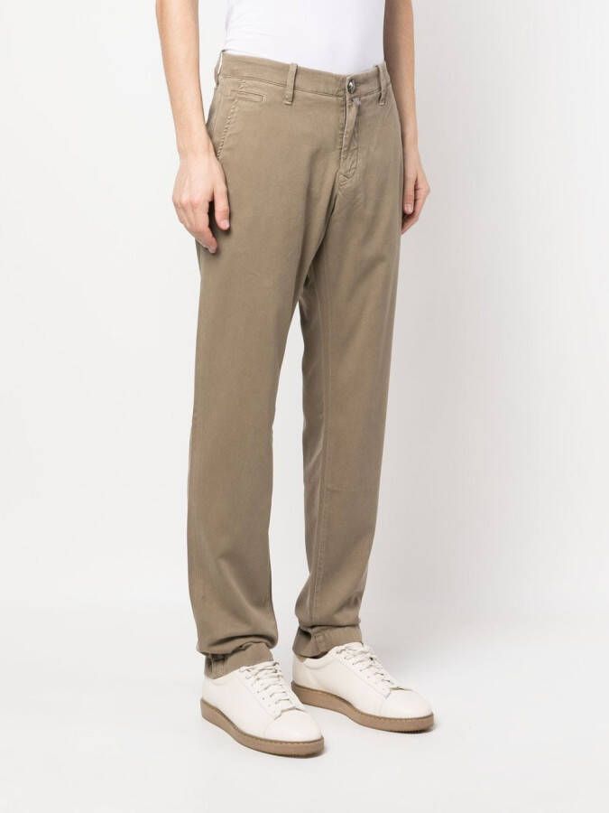 Jacob Cohën Straight broek Beige