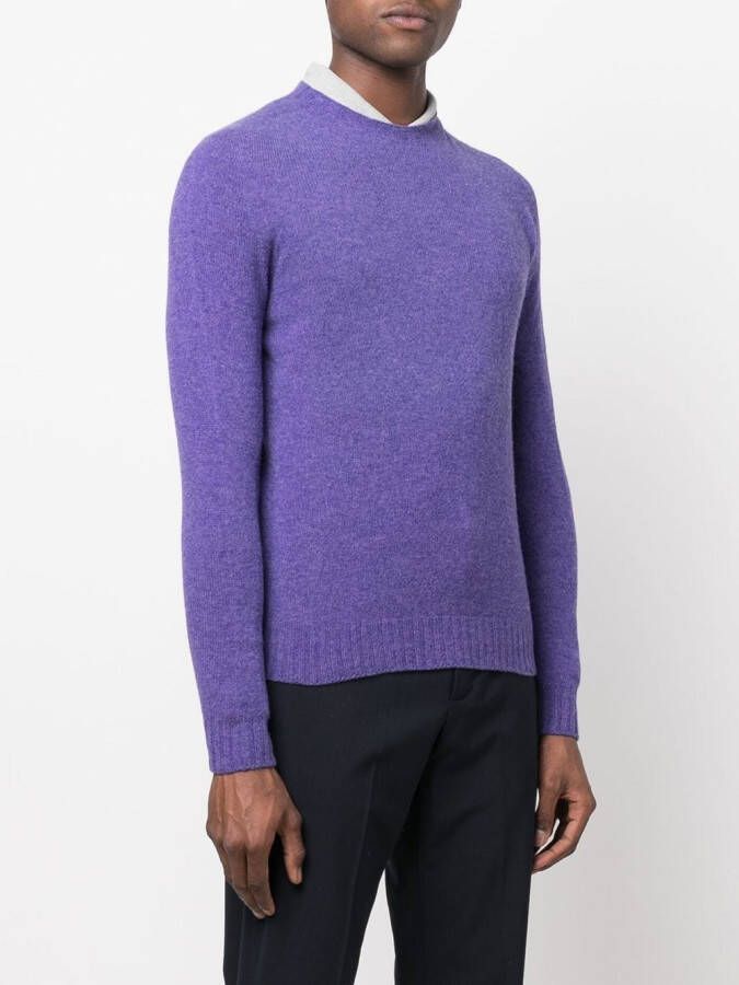 Jacob Cohën Sweater met polokraag Paars