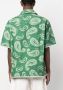 Jacquemus Overhemd met paisley-print Groen - Thumbnail 4