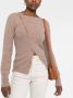 Jacquemus Asymmetrisch vest Bruin - Thumbnail 3