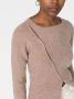 Jacquemus Asymmetrisch vest Bruin - Thumbnail 5