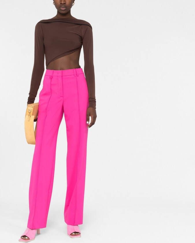 Jacquemus Asymmetrische body Bruin