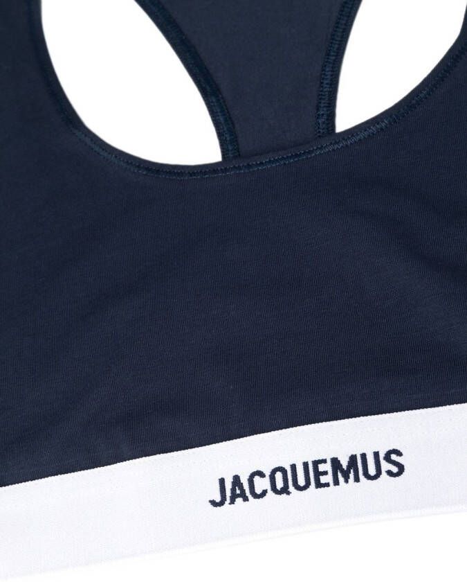 Jacquemus Bh met logoprint Blauw