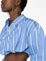 Jacquemus La Chemise Bahia cropped blouse Blauw - Thumbnail 3