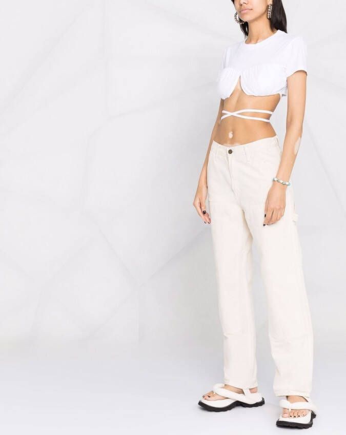 Jacquemus Cropped top Wit