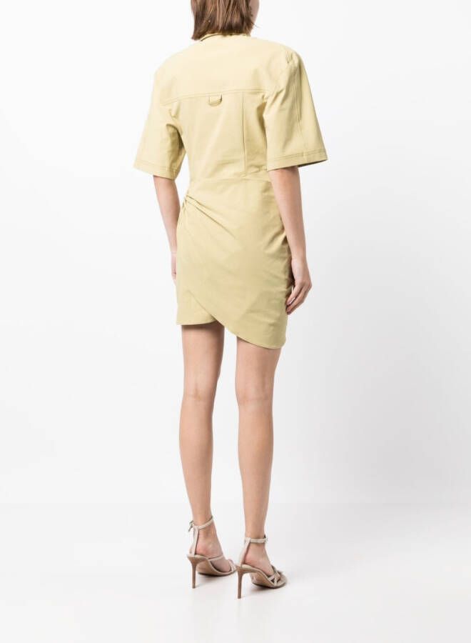 Jacquemus Blousejurk met gesmockt detail Bruin
