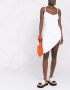 Jacquemus La Robe Saudade gedrapeerde mini-jurk Wit - Thumbnail 2