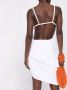 Jacquemus La Robe Saudade gedrapeerde mini-jurk Wit - Thumbnail 3