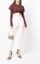 Jacquemus Le Double T-shirt gelaagde top Bruin - Thumbnail 2