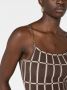 Jacquemus Getailleerde jurk Bruin - Thumbnail 5