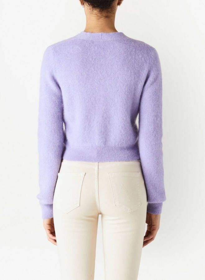 Jacquemus Gevlochten vest Paars