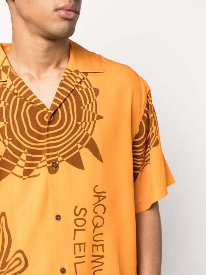 Jacquemus Overhemd met print Oranje