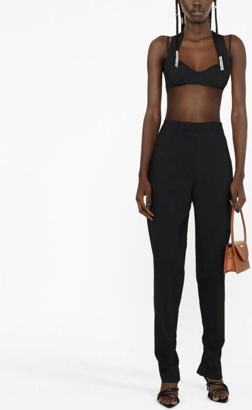 Jacquemus Haltertop Zwart