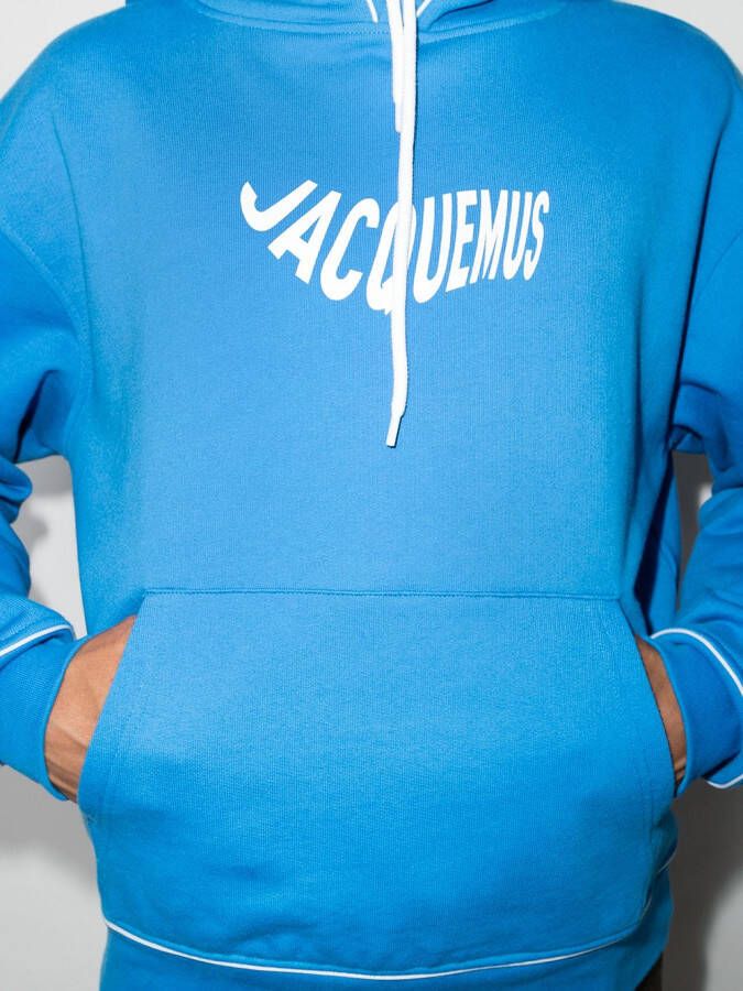 Jacquemus Le Sweatshirt Vague hoodie Blauw