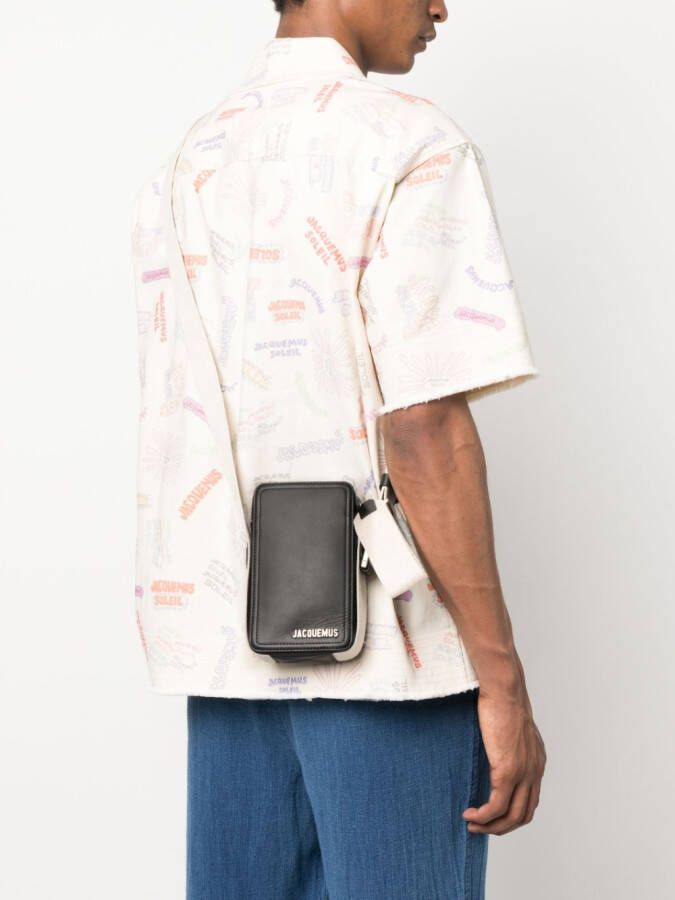Jacquemus Le Cuerda Vertical messengertas Zwart