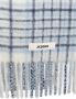 Jacquemus Geruite sjaal Blauw - Thumbnail 2
