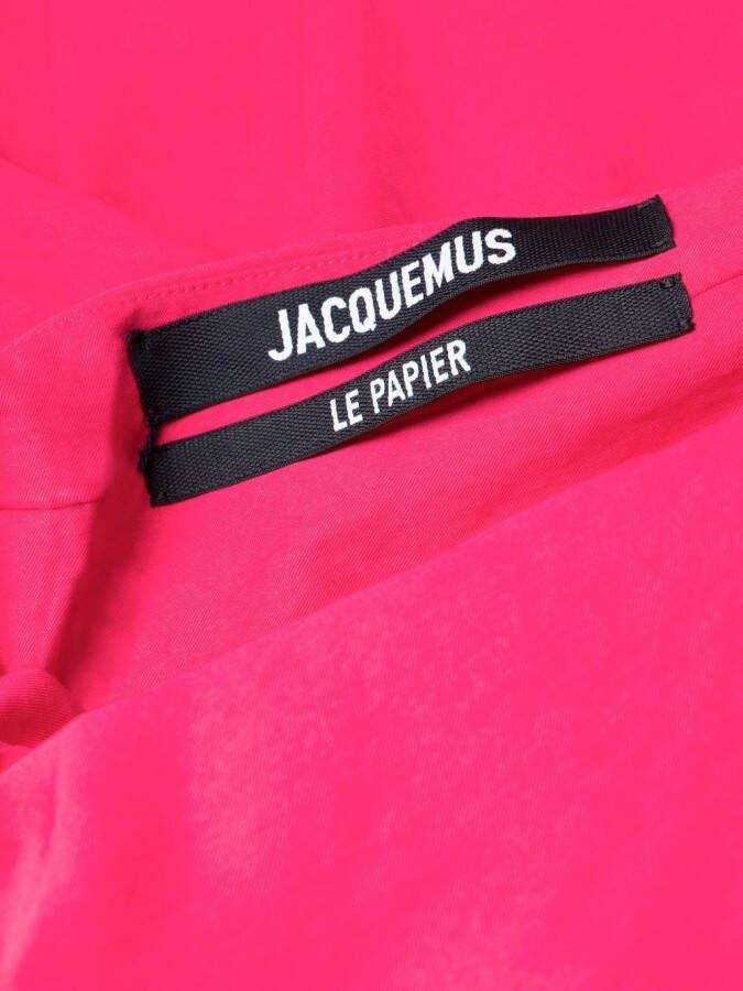 Jacquemus Jurk met ruche Roze