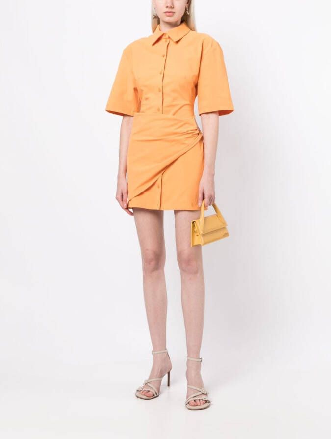 Jacquemus Jurk met uitgesneden detail Oranje