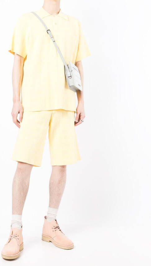 Jacquemus Knielange shorts Geel