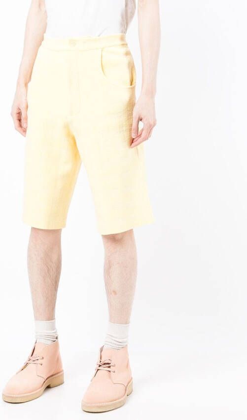 Jacquemus Knielange shorts Geel