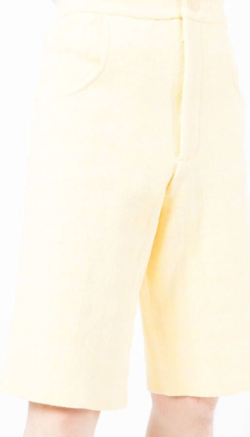 Jacquemus Knielange shorts Geel