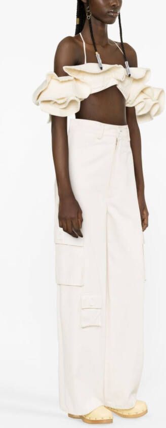 Jacquemus Top met print Wit