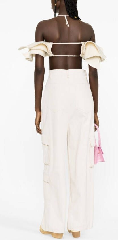 Jacquemus Top met print Wit