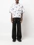 Jacquemus La Chemise Disgreghi overhemd met roosprint Wit - Thumbnail 2