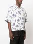 Jacquemus La Chemise Disgreghi overhemd met roosprint Wit - Thumbnail 3