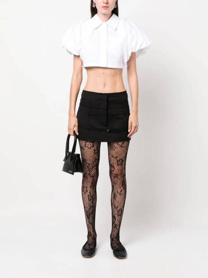 Jacquemus Cropped blouse Wit