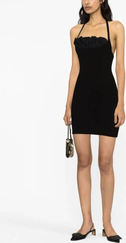Jacquemus La Robe Maille Colin mini-jurk Zwart