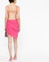 Jacquemus La Robe Saudade gedrapeerde mini-jurk Roze - Thumbnail 4