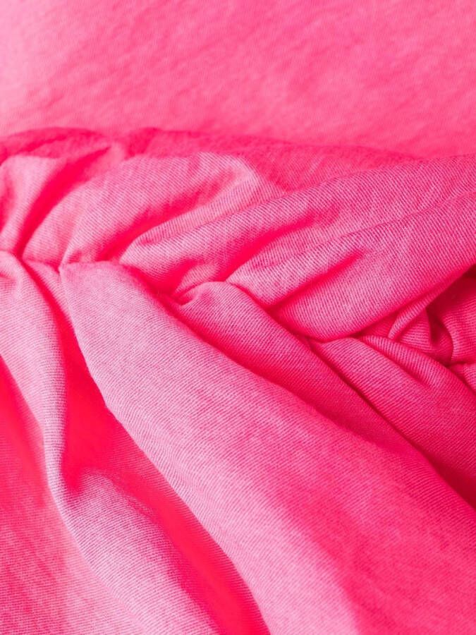 Jacquemus La Robe Saudade gedrapeerde mini-jurk Roze