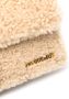 Jacquemus Le Bambidou lammy tas Beige - Thumbnail 4