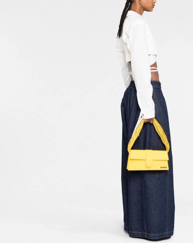 Jacquemus Le Bambino lange schoudertas Geel