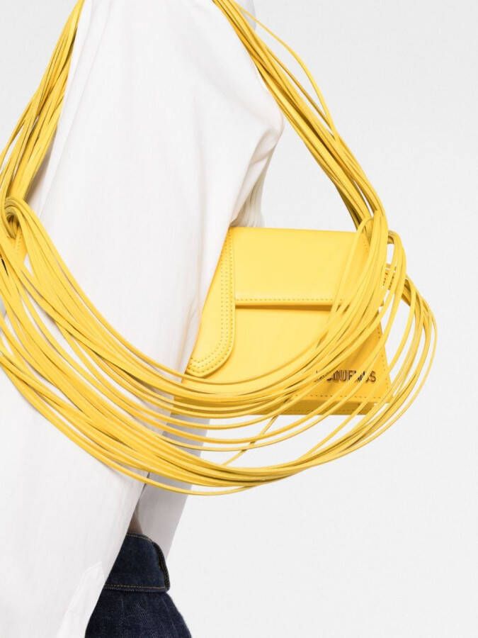 Jacquemus Le Bambino lange schoudertas Geel