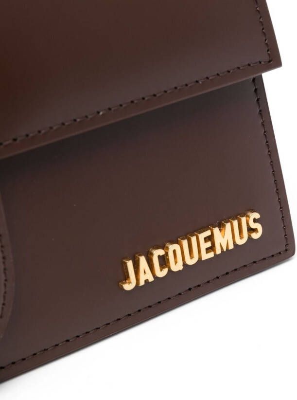 Jacquemus Le Grand Bambino suède shopper Bruin