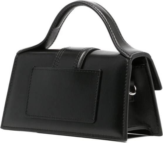 Jacquemus Le Bambino leren shopper Zwart