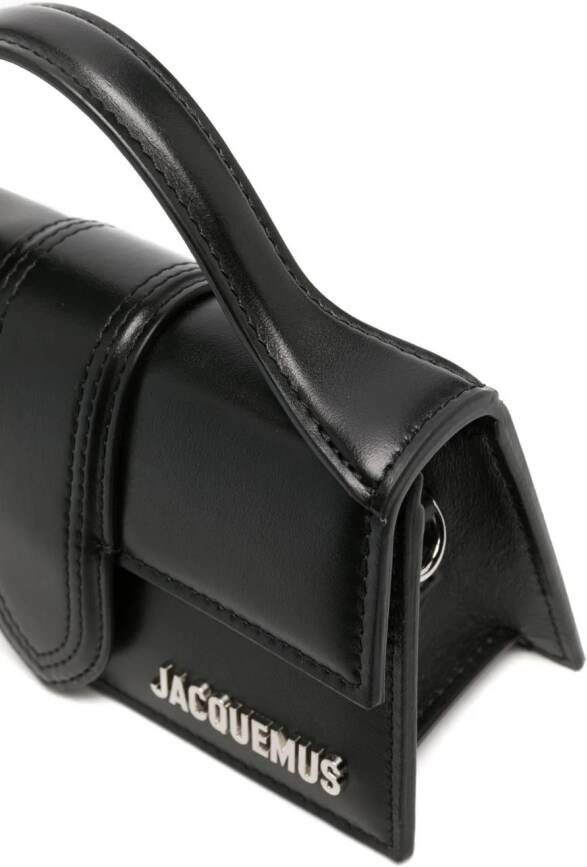 Jacquemus Le Bambino leren shopper Zwart