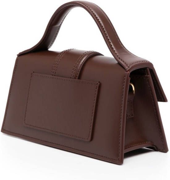 Jacquemus Le Bambino leren shopper Bruin