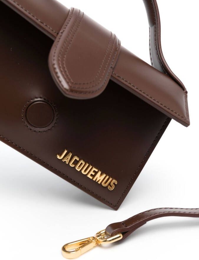Jacquemus Le Bambino leren shopper Bruin