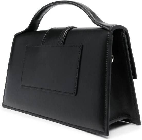 Jacquemus Le Grand Bambino suède shopper Zwart