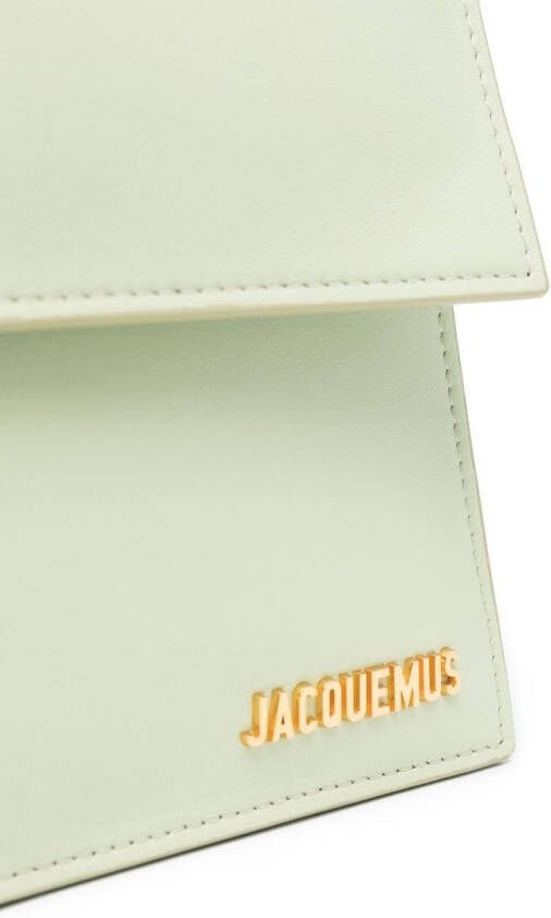 Jacquemus Le Bambino leren shopper Groen