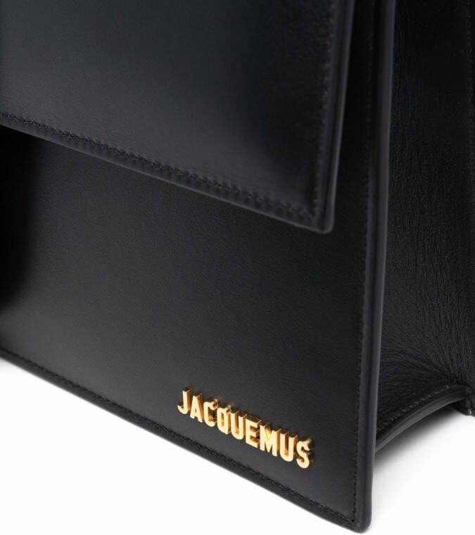 Jacquemus Le Bambino shopper met logoplakkaat Zwart