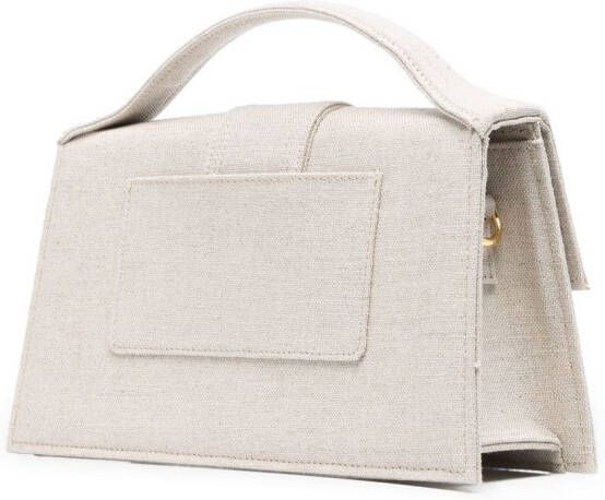 Jacquemus Le Grand Bambino suède shopper Beige