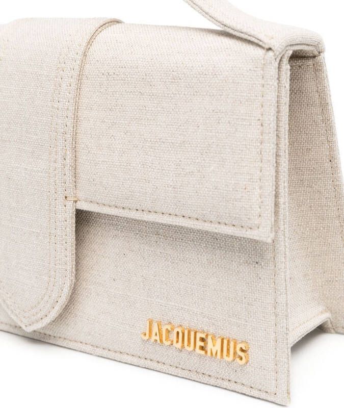 Jacquemus Le Grand Bambino suède shopper Beige