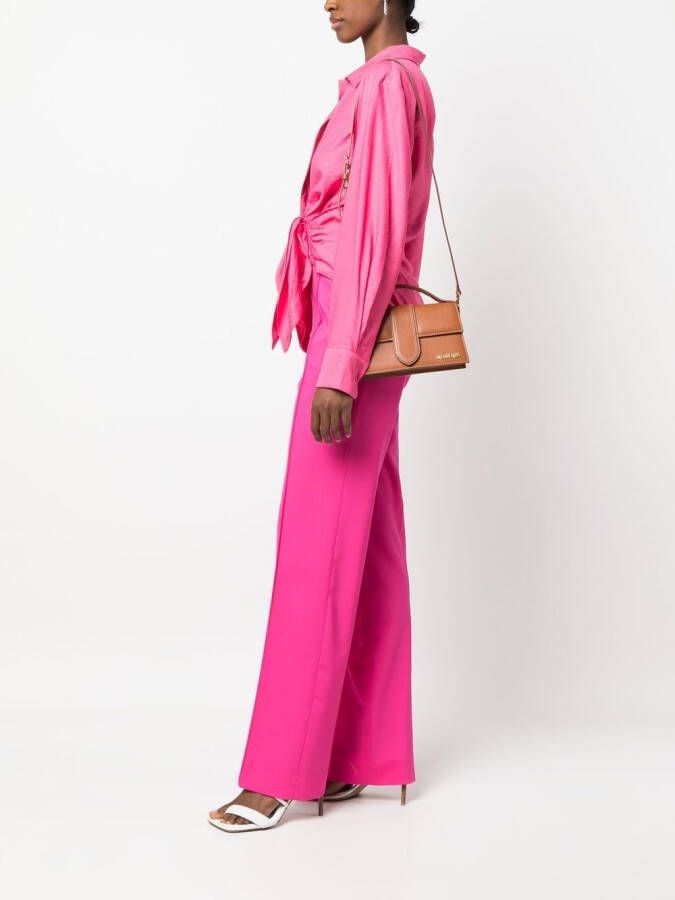 Jacquemus Le Grand Bambino suède shopper Bruin