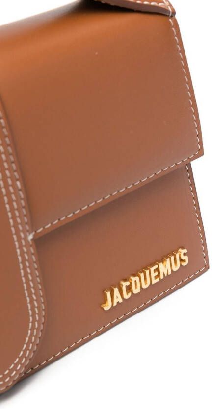Jacquemus Le Grand Bambino suède shopper Bruin