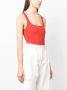 Jacquemus Le Body Caraco katoenen body Rood - Thumbnail 3